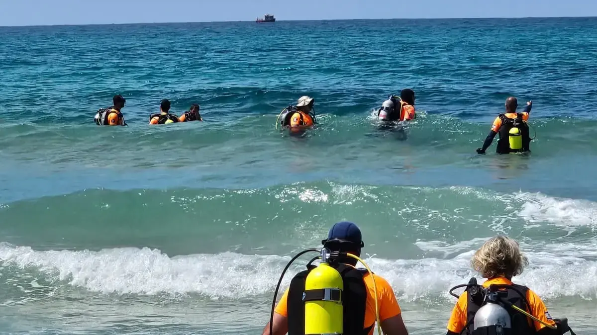 חיפושים אחר הצוללן בחיפה חיפושים אחר הצוללן בחיפה