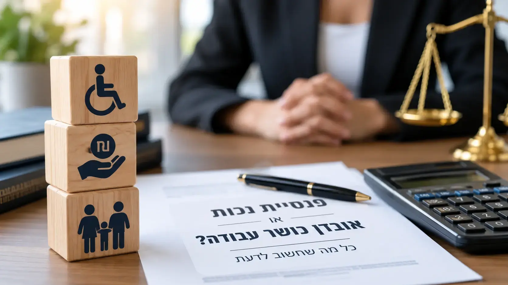 מדריך בין פנסיית נכות לאובדן כושר עבודה מדריך בין פנסיית נכות לאובדן כושר עבודה