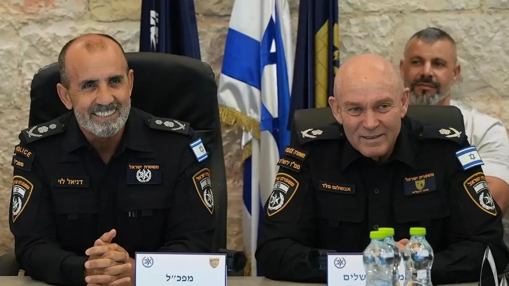 מפכ"ל המשטרה דני לוי וממ"ז ירושלים אבשלום פלד מפכ"ל המשטרה דני לוי וממ"ז ירושלים אבשלום פלד