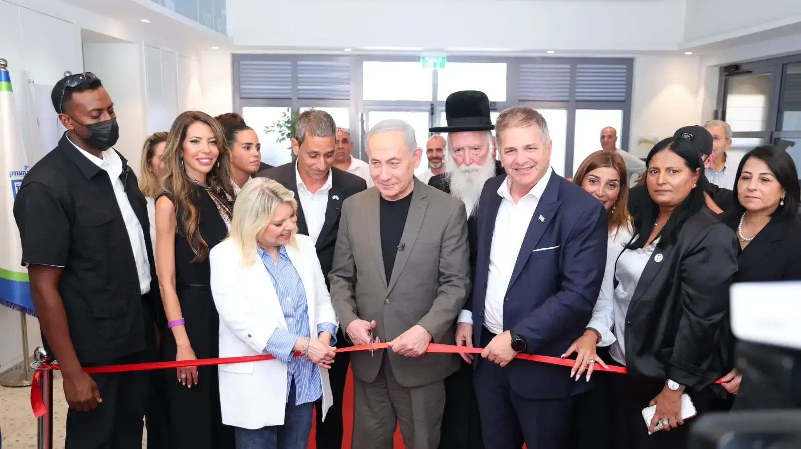 ראש הממשלה בנימין נתניהו במעמד החניכה של בית הספר "קמפוס שיא" במגדל העמק