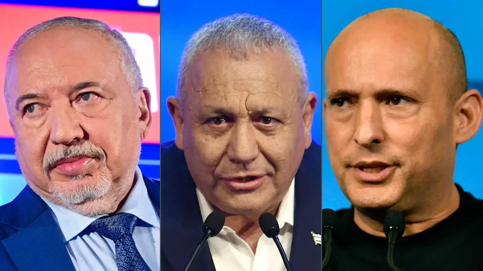 נפתלי בנט, גדי איזנקוט, אביגדור ליברמן נפתלי בנט, גדי איזנקוט, אביגדור ליברמן