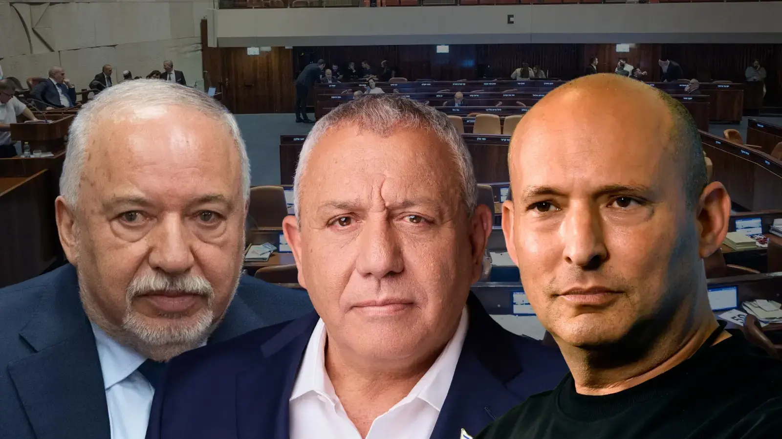 נפתלי בנט, גדי איזנקוט, אביגדור ליברמן נפתלי בנט, גדי איזנקוט, אביגדור ליברמן
