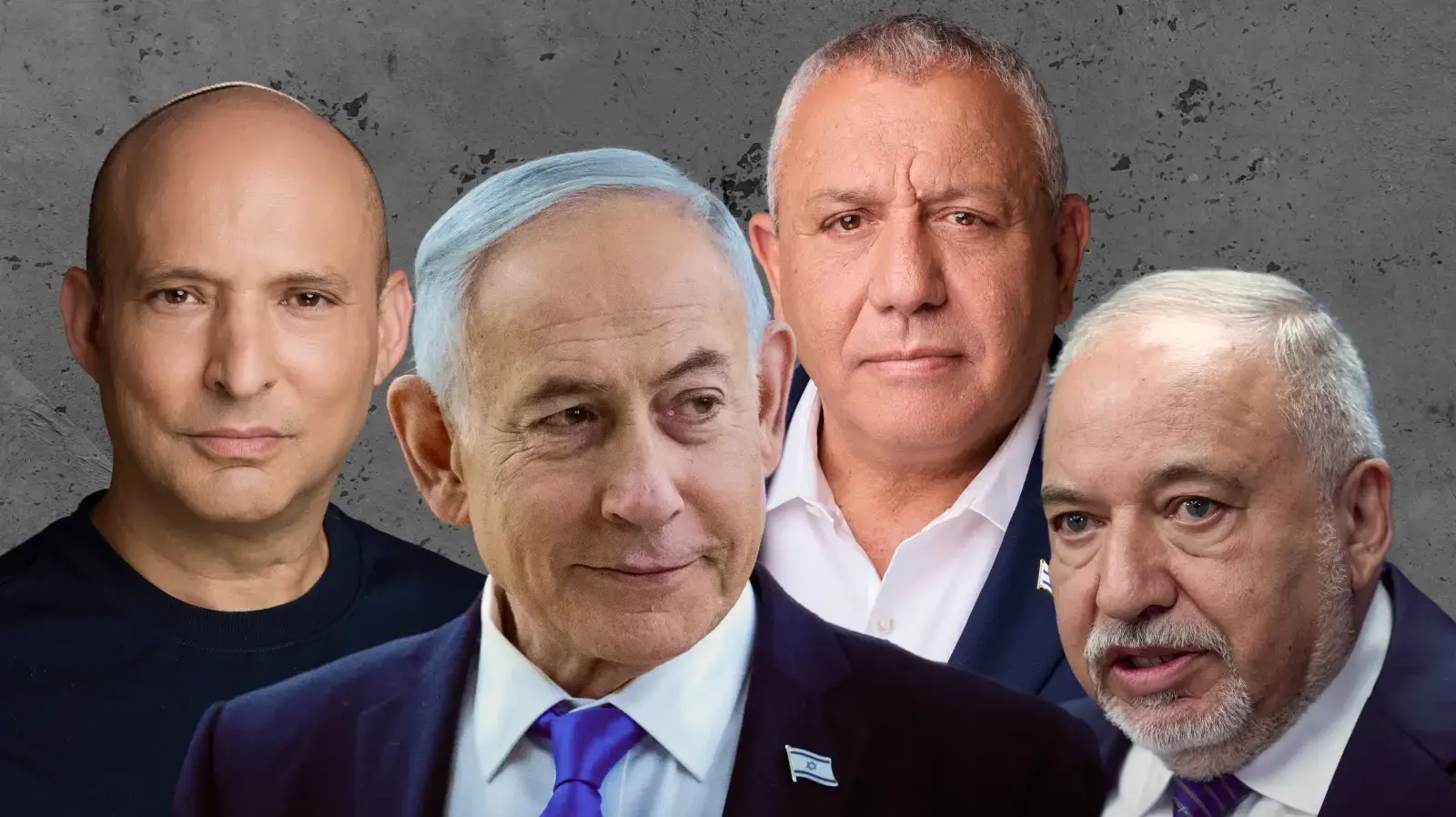 אביגדור ליברמן, גדי איזנקוט, בנימין נתניהו, נפתלי בנט אביגדור ליברמן, גדי איזנקוט, בנימין נתניהו, נפתלי בנט