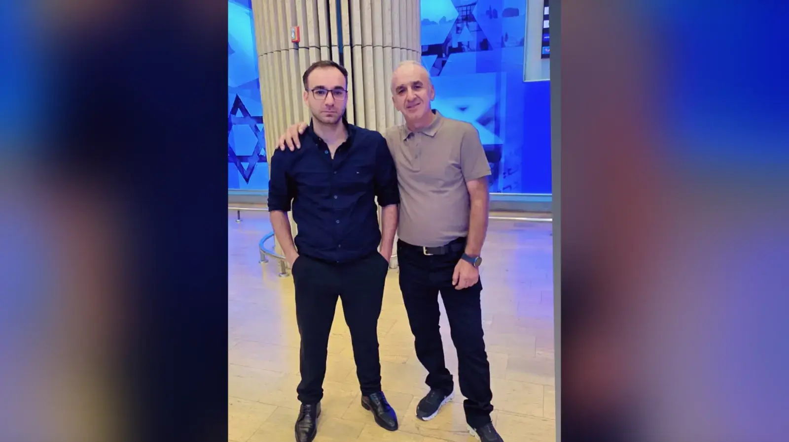 בן חסיד שנכלא 12 שנים בעיראק, עם אביו