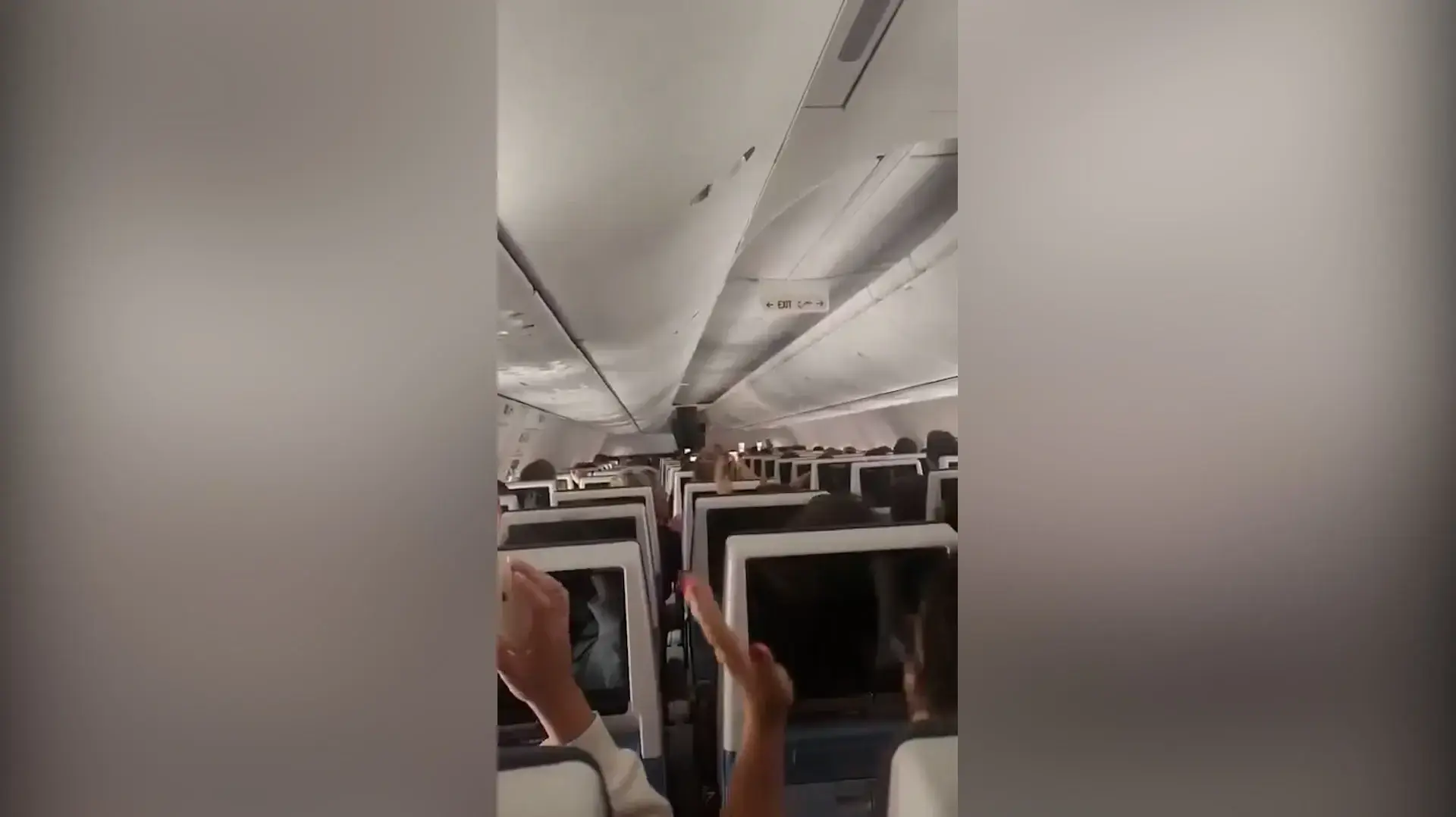נחיתת המטוס בסעודיה