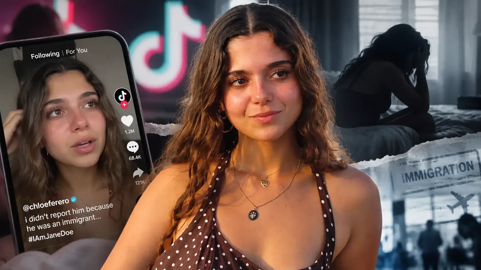 "לא התלוננתי כי הוא מהגר": קלואי פוררו מסעירה את טיקטוק "לא התלוננתי כי הוא מהגר": קלואי פוררו מסעירה את טיקטוק