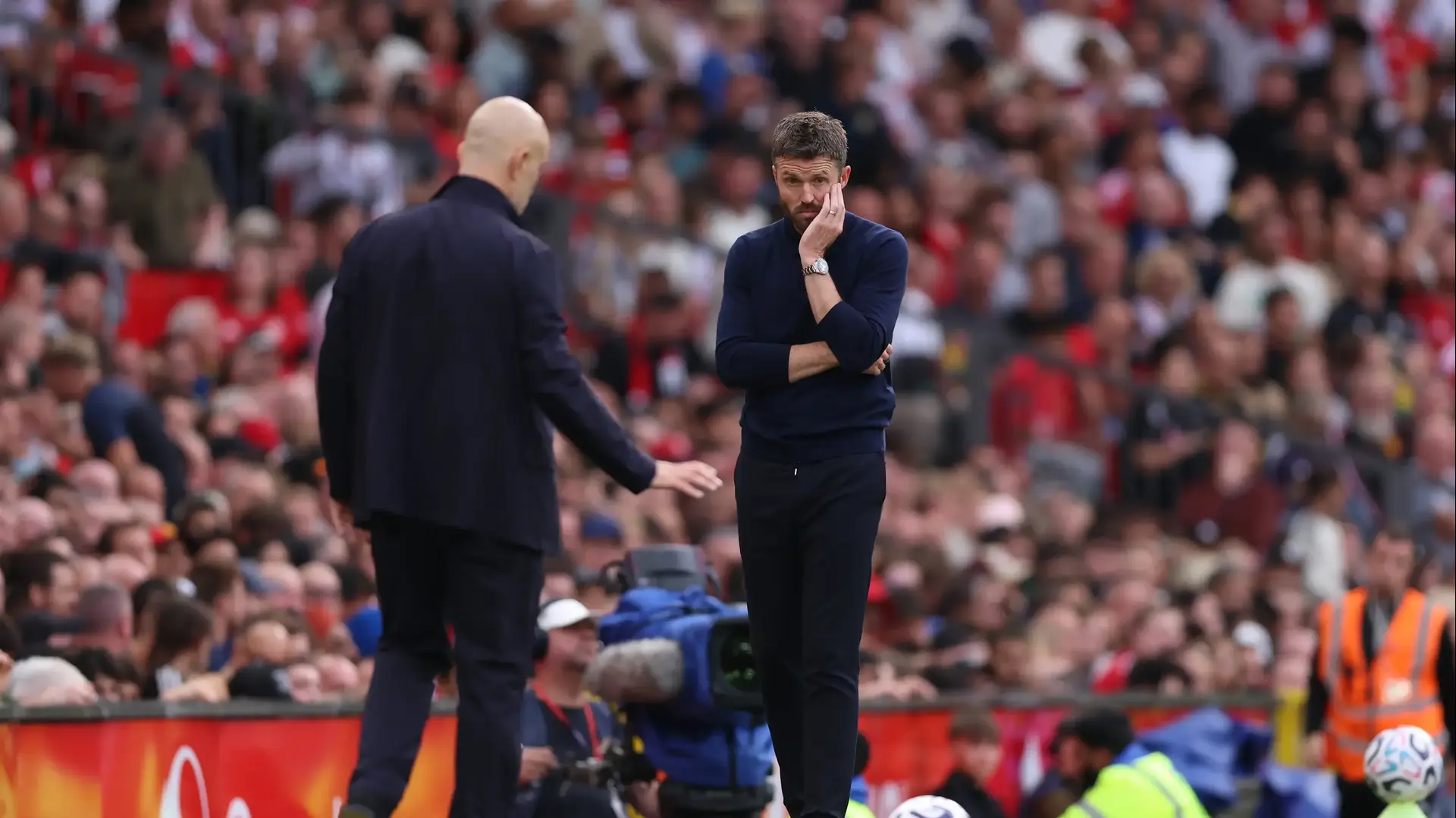 מייקל קאריק לצד אנצו מארסקה