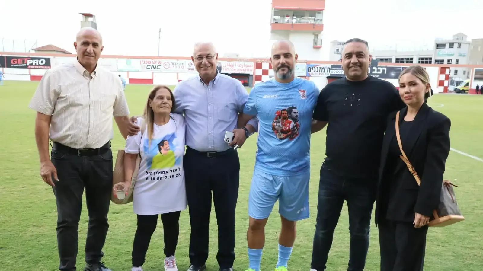 מאזן גנאים ראש עיריית סכנין עם משפחתו של ליאור אסולין ז"ל