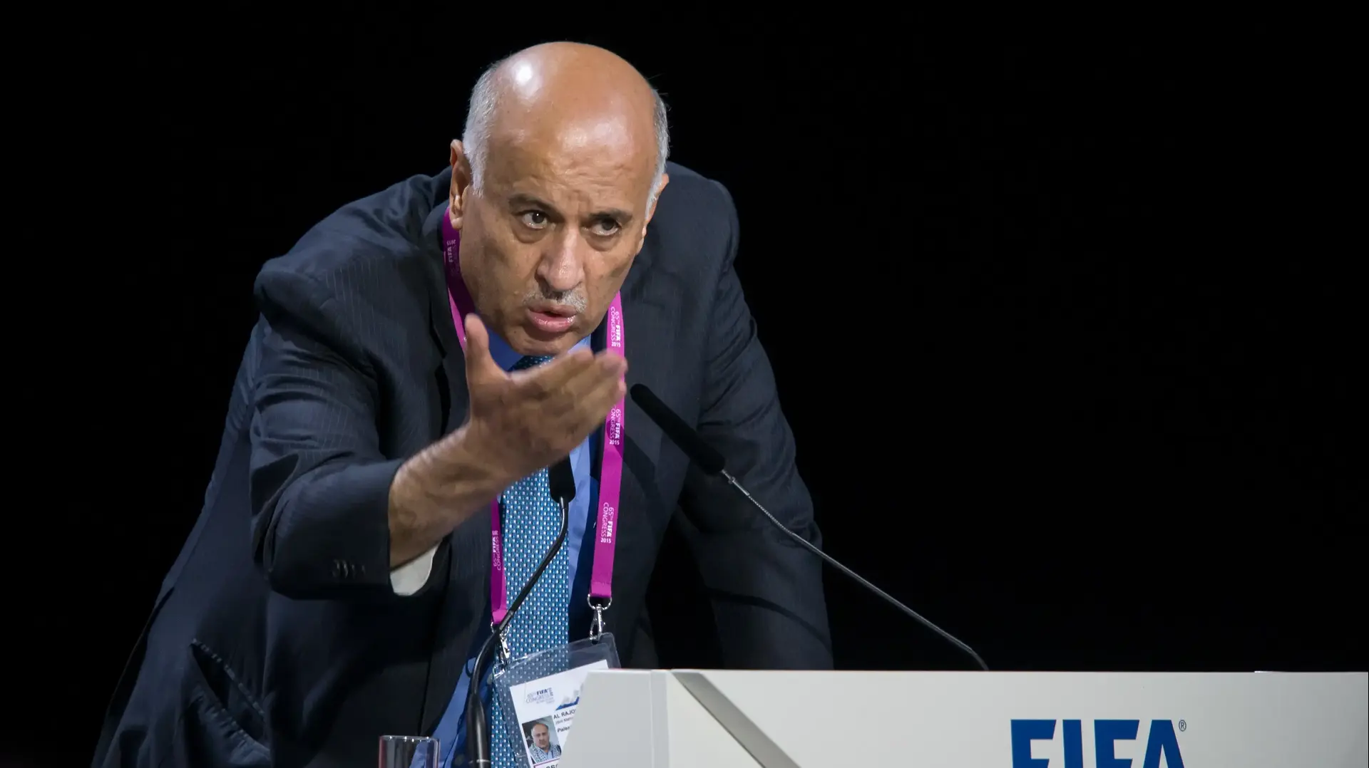 יו"ר ההתאחדות לכדורגל הפלסטינית, ג'יבריל רג'וב