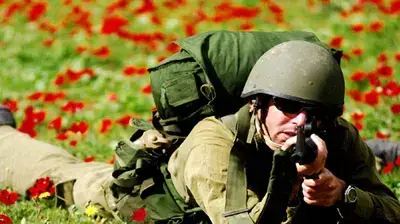 מילואימניק לוחם על דשא מילואימניק לוחם על דשא