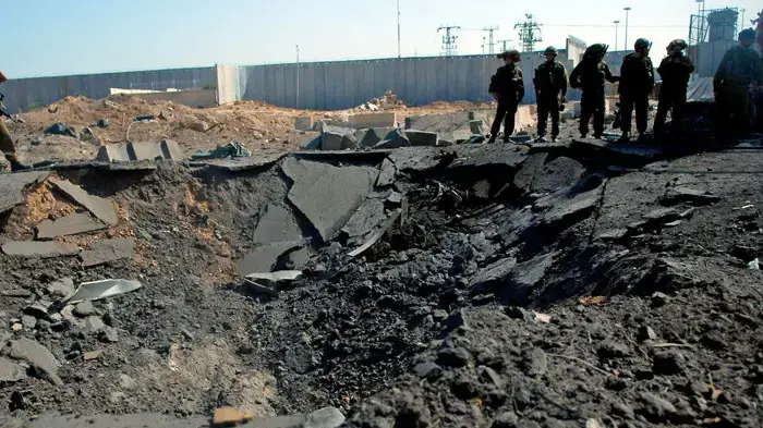 ניסיון פיגוע במעבר ארז, בו התפוצצה משאית מלאה בחומר נפץ