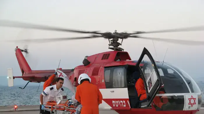 פינוי פעוטה מתאונת דרכים קטלנית בגליל