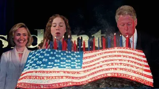 יום הולדת 50 לביל קלינטון