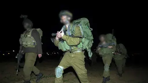 חיילי צה"ל לפני כניסתם לעזה
