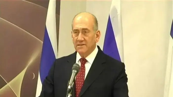 אהוד אולמרט מכריז על הפסקת אש חד צדדית אהוד אולמרט מכריז על הפסקת אש חד צדדית