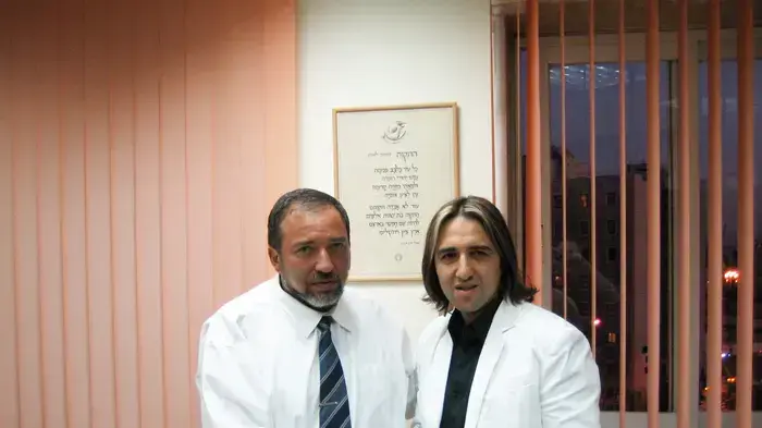 אורן זריף עם אביגדור ליברמן
