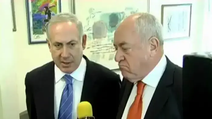בנימין נתניהו ורוני בר און
