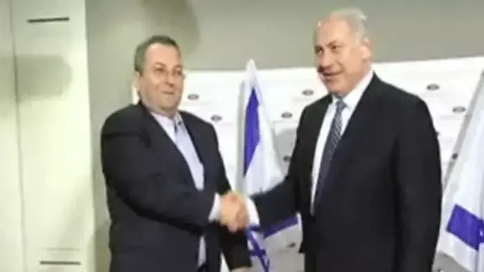 פגישת נתניהו וברק