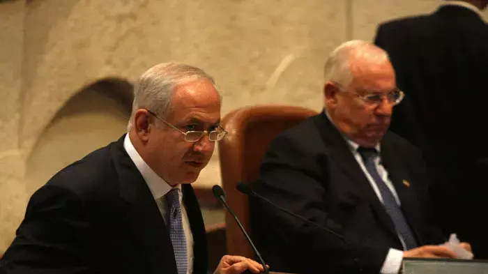 נתניהו נואם בהצבעה על אישור ממשלתו נתניהו נואם בהצבעה על אישור ממשלתו