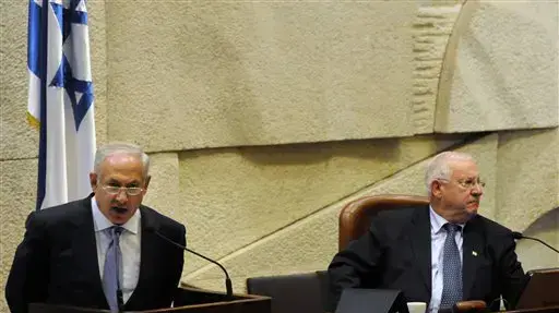 בנימין נתניהו ורובי ריבלין