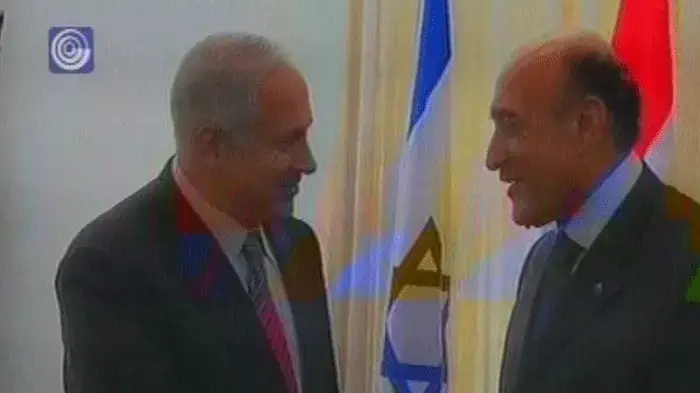 שר המודיעין המצרי עומר סלימאן מבקר בישראל שר המודיעין המצרי עומר סלימאן מבקר בישראל