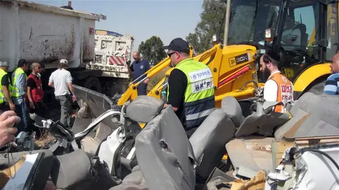 תאונת דרכים קשה בצומת קבר בנימין ממזרח לכפר סבא