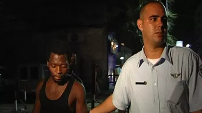 פשיטה של יחידת עוז בדרום תל אביב לאחר הפגנת תמיכה בפליטים