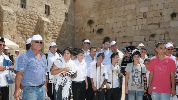 טקס בר מצווה לילדים נפגעי פעולות האיבה