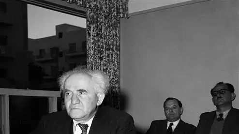 דוד בן גוריון ערב הקמת המדינה, 13 במאי 1948 דוד בן גוריון ערב הקמת המדינה, 13 במאי 1948