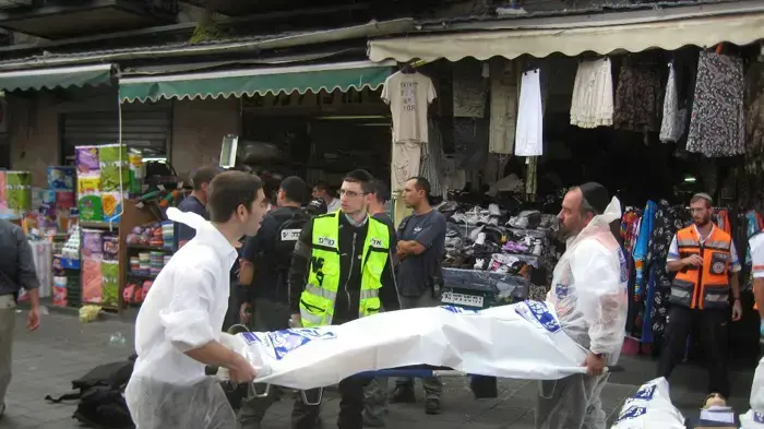 תרגיל אירוע רב נפגעים בשוק מחנה יהודה בירושלים