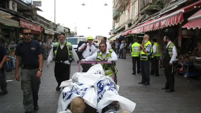 תרגיל אירוע רב נפגעים בשוק מחנה יהודה בירושלים
