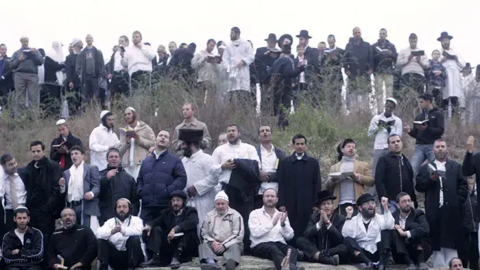 חסידי ברסלב חוגגים ראש השנה באומן