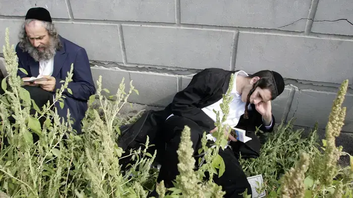 חסידי ברסלב חוגגים ראש השנה באומן