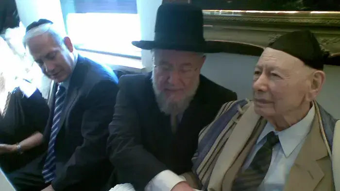 נתניהו בברית מילה לנכדו