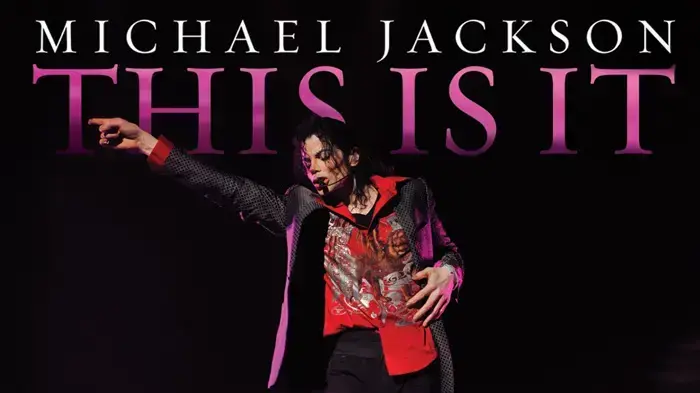 מייקל ג'קסון על עטיפת הסינגל "This Is It"