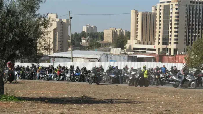 מחאת האופנוענים בירושלים   