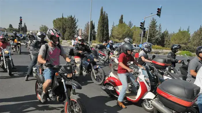 מחאת האופנוענים בירושלים מחאת האופנוענים בירושלים