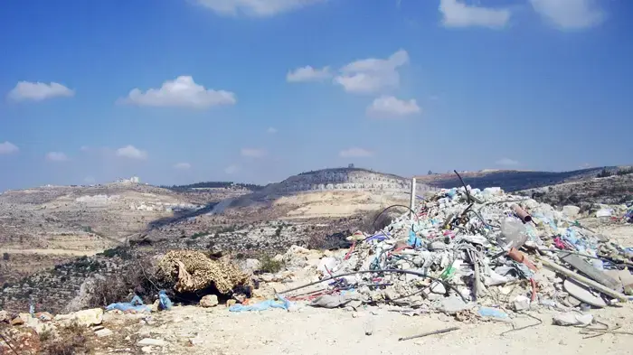 פסולת בניין ביד יאיר             