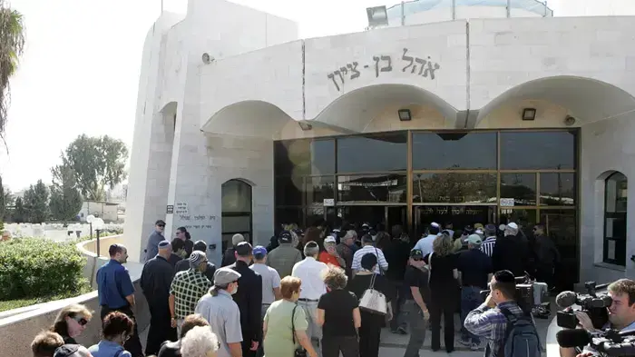 הלוויתו של שבתאי קלמנוביץ נובמבר 2009 