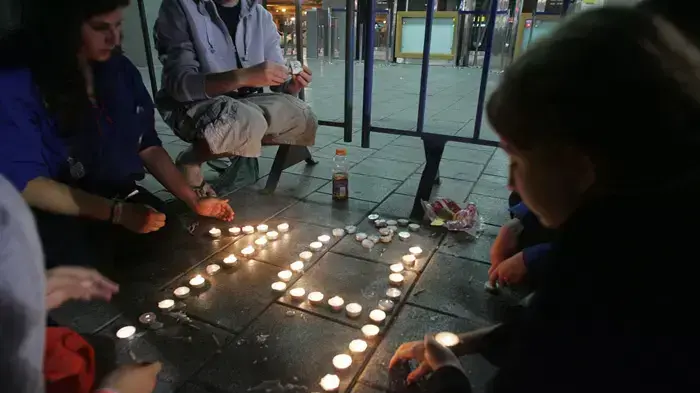 העצרת לציון 14 שנים לרצח רבין