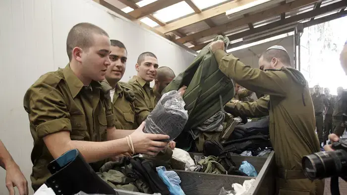 מתגייסים בבקום גיוס נובמבר 2009