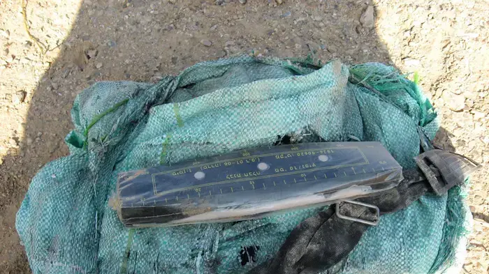 כח צהל איתר תיק ובו מטען חבלה במשקל כ-15 ק"ג אתמול בלילה במהלך משימת בטחון שוטף בגבול 