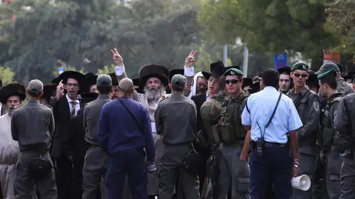 הפגנת חרדים באינטל, ירושלים