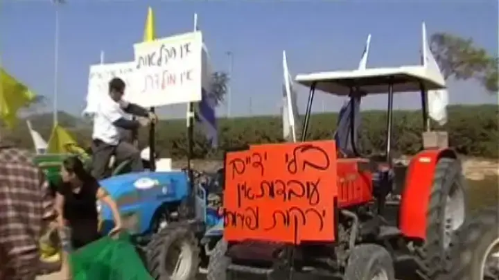 החקלאים בערבה מוחים על מדיניות הממשלה