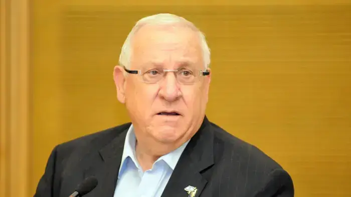 רובי ראובן ריבלין בכנס לציון שנה לעופרת יצוקה דצמבר 2009