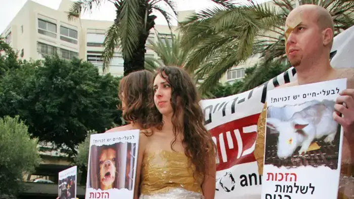 הפגנה למען זכויות בעלי חיים הפגנה למען זכויות בעלי חיים