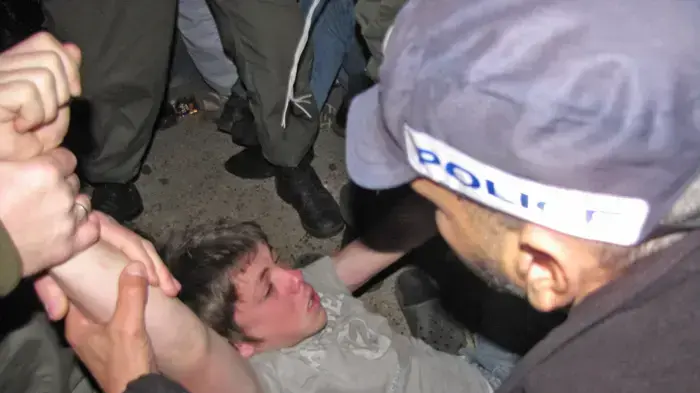 עימותים בין מתנחלים לבין כוחות מג"ב ביישוב צופים שבשומרון