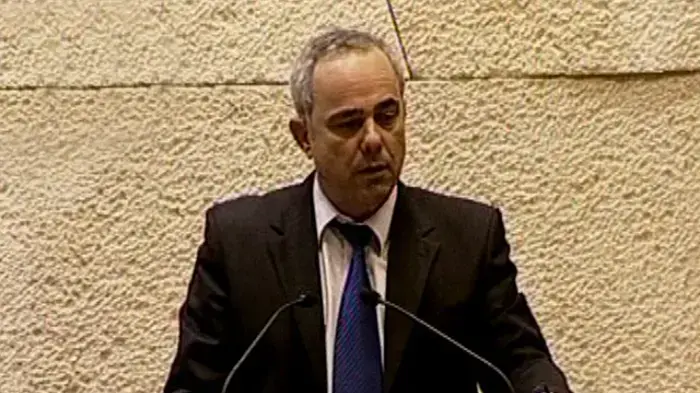 שר האוצר שטייניץ מתייחס להפחתת המע"מ בחצי אחוז
