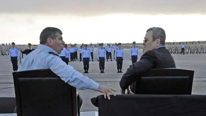  שר הביטחון, אהוד ברק, בטקס סיום קורס טיס חורף 2009