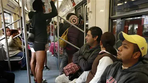 יום נסיעה ברכבת תחתית ללא מכנסיים, מקסיקו